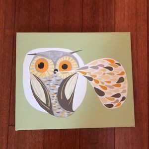 Owl Wall Print